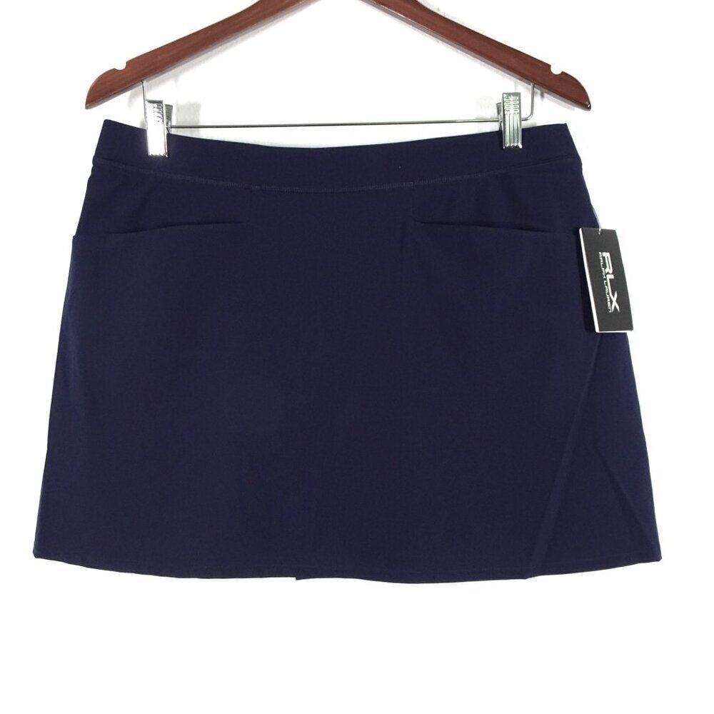 RLX Ralph Lauren Golf Skort Women's Size L Blue Golf Tennis Athleisure Gym